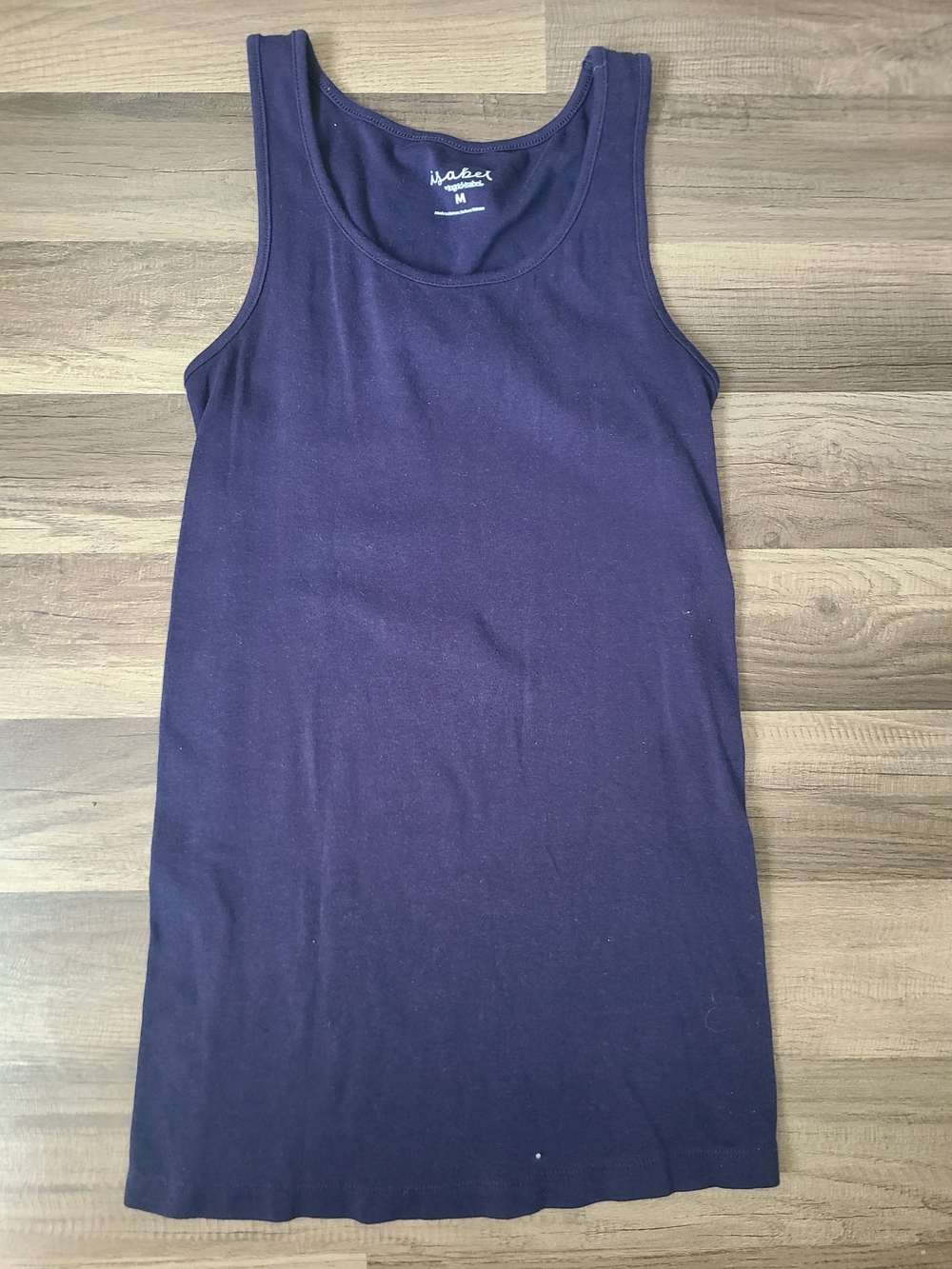 Isabel Maternity by Ingrid & Isabel Sleeveless Navy Midi Tank Dress